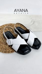 LAPEPA AYANA Sandal Casual Wanita Sendal Teplek Cewek Sandal Empuk Model Tali Belakang Kekinian
