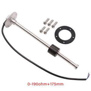 KUS 2" 52mm Fuel Tank Level Meter Indicator 0-190/240-33ohm Signal with Backlight 12 24 V Level Sensor 150-275mm