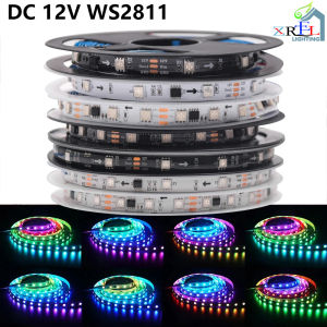 DC 12V WS2811 LED Strip Full Color 5050 RGB Addressable Led Pixel Strip Light 1 Ic Control 3 LEDs Flexible LED Tape Ribbon