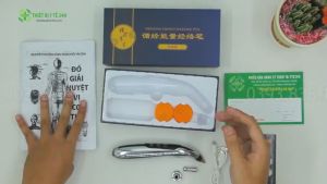 Bút dò huyệt xung điện cao cấp hỗ trợ giảm đau cổ vai gáy đau cơ xương khớp HM X75