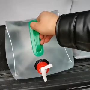 HHsociety ถุงใส่น้ำปิคนิค ถุงน้ำแคมป์ปิ้ง ความจุ 10/20 ลิตร ที่ใส่น้ำแคมปิ้ง ถุงน้ำมีก๊อก ถังน้ำแคมป์ปิ้ง ถังน้ำ รุ่น BG