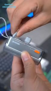 Pin Sạc Dự Phòng Sharge (Shargeek) Flow Mini 5000mAh SP012 | Tích hợp chân cắm C-C và C-L | QC3.0 PD2.0 PD3.0