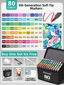 Touch mark | Art Students Professional Double Tipped Oil-Based Markers Set