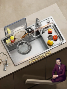 JIAYUN | Multi-purpose Kitchen Sink Stainless Steel Thickened Undermount