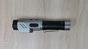 Strong Light LED Flashlight 90-Degree Adjustable USB Charging Magnetic Work Light Outdoor Portable Torch for Hiking