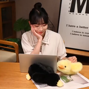 gấᴜ bông Vịt Bông Kawaii Dễ Thương - Phiên Bản Cao Cấp Cho Quà Sinh Nhật