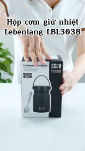 Bình đựng cháo bình giữ nhiệt bình đựng thực phẩm giữ nhiệt cặp lồng LEBENLANG LBL3038 700ML inox 304 kèm muỗng