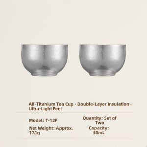 Kamjove | Titanium Portable Insulated Teacup