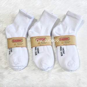 ถุงเท้าผู้ชายหุ้มข้อเท้าเนื้อผ้าดีแพ็คละ 100 บาทมี 1 แพ็ค12 คู่ มีสีเทาเข้ม เทาอ่อน ดำล้วน ข่าวล้วน