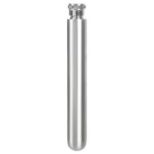 Bình Đựng Rượu Mini Bằng Thép Không Gỉ 1.5oz Chai Rượu Vang/rượu Mạnh Di Động Hình Trụ Bằng Kim Loại Dành Cho Người Lớn