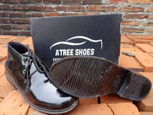 SEPATU PDH DINAS TNI POLRI SCURITY KULIT GILAP