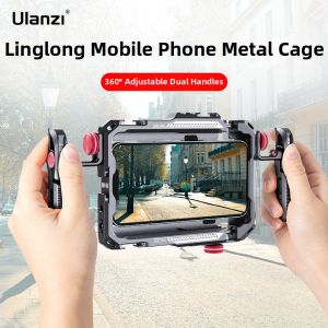 Ulanzi | Expandable Phone Cage with Cold Shoe for Microphone and Light Photography Vlog Accessory