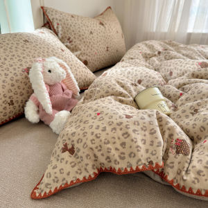 SHAYA | Starry Pattern Shell Edge 100% Cotton Bedding Set 4pcs 1.5m