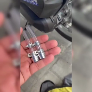 tube drain selang pembuangan filter CNC & CVT vario pcx adv beat scoopy nmax xmax - import MODEL ULIR napel filter untuk segala jenis motor