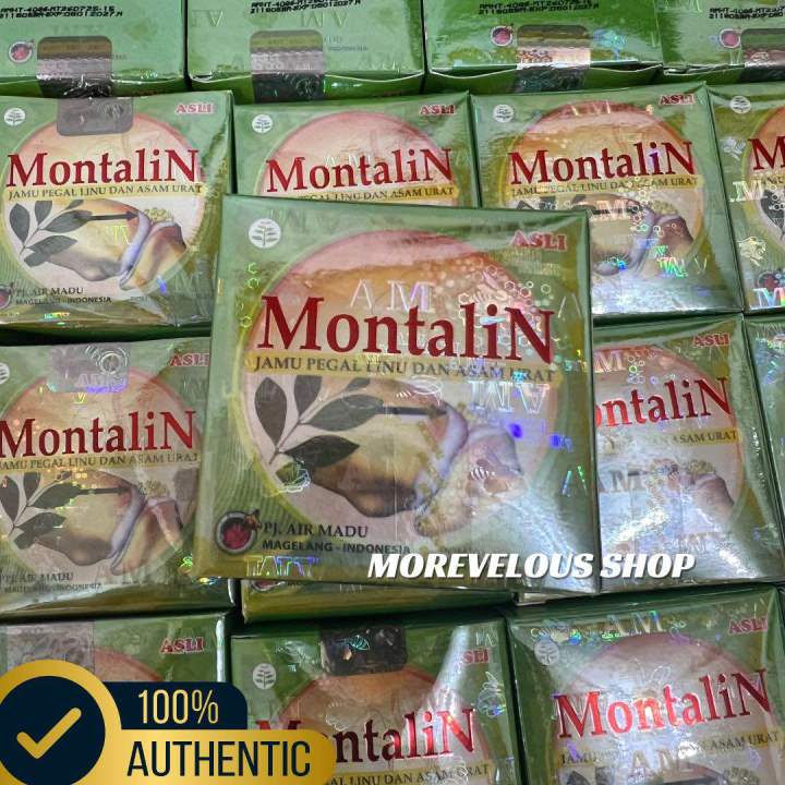 ORIGINAL MONTALIN HERBAL CAPSULE 1 BOX (10 SACHETS 40 CAPSULES) FROM ...