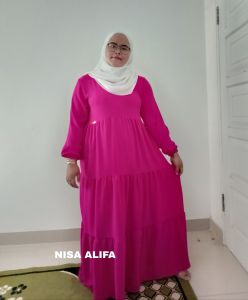GAMIS CANDA 3 SUSUN GAMIS CRINKLE AIRFLOW
