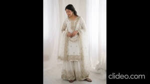 DULHAN SUSHMITA PALAZO SUIT MUM N DAUGHTER SIZE S TO 3XL CODE SRK S319 41/100P FABRIC SILK