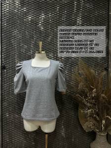ATASAN WANITA 20065-K KAOS WANITA TANGAN BALON LD 88 CM FIT TO SIZE S-M BISA COD