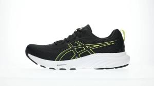ASICS Men GEL-CONTEND 9 Running Shoes in Black/Citron