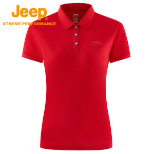 Jeep | Jeep Outdoor Cool Sensation Polo Shirt Men Women Summer Casual Breathable Short Sleeve Sport Collar Slim Fit T-Shirt Cotton Polyester