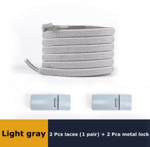 No Tie Shoelaces Elastic Shoe Laces for Sneakers Color Magnetic Shoelace Flat LockSimple Installation Metal Button 1 Pair