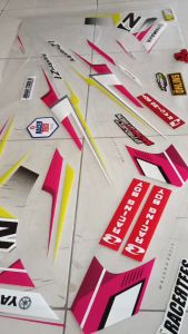 (cod) striping TRANSPARAN UV JUPITER  Z1 sticker striping variasi list YAMAHA JUPITER Z1 design ip striping KODE J-01