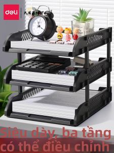 deli | Giá Đựng Hồ Sơ 3 Tầng