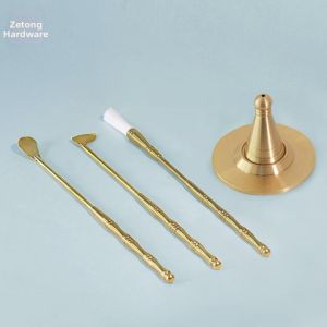 CHIZHIDU | Brass Original Color Incense Mold Set