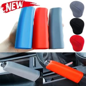 ฝาครอบปลอกสวมเกียร์รถยนต์รถซิลิโคนอเนกประสงค์6สปีดอุปกรณ์ตกแต่งภายในรถยนต์