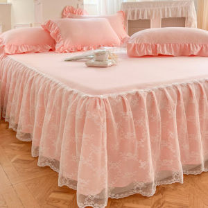 K-style Lace Lace Princess Bed Skirt Dustproof One-Piece Non-Slip Protective Bedspread 1.5 M1.8m2.0 M Double Summer