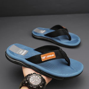 Mens Summer Outdoor Slip-On Anti-Slip Deodorant Casual Foot-Strap Sandals Soft Bottom Outdoor Sports Beach Cool Slippers