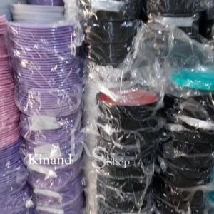 Paket 6 Pcs Campur Isi Piring dan Mangkuk Melamin Motif Bunga Rose Tebal dan Terlaris - Bahan Food Grade Tahan Panas (KINAND SHOP)