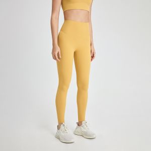 Bare-feel Buttocks-lifting Pocketed Yoga Pants No Undewear Needed
