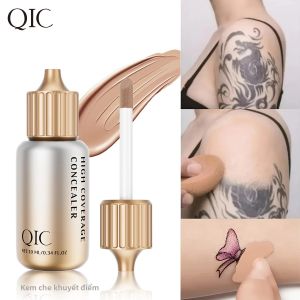 Kem Che Khuyết Điểm Mượt Mà 5 Màu Che Phủ Các Đốm Mụn Quầng Thâm Làm Sáng Da Mặt Kem Nền Trang Điểm Dạng Lỏng Làm Trắng Cho Mọi Loại Da