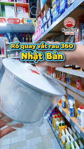 RỔ QUAY VẮT RAU 360 ĐỘ YAMAKEN NHẬT BẢN (THỂ TÍCH 2.7 LÍT) - KÍCH THƯỚC 19.6 x 17CM