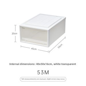 Transparent Large Capacity Clothes Storage Box