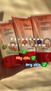 Red-A Facial Foam 40 gr: Solusi Pembersih Wajah Anti Jerawat