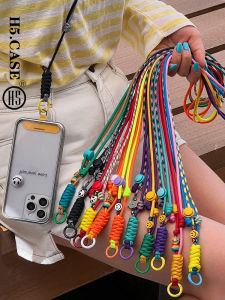 สายโทรศัพท์มือถือ H5 Brand Original High-Quality Hand-Woven Trendy Colorful Durable Crossbody Outdoor Camera Multi-use Adjustable Rope Chain