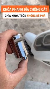 Khóa phanh đĩa xe máy - chống trộm chất liệu thép nguyên khối thiết kế thông minh an toàn
