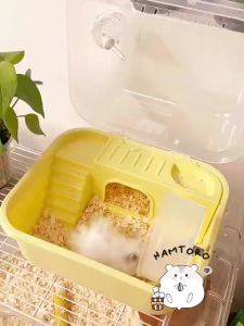 Hamtoro / Kandang Hamster Besar 1 Set / Travel Cage / Rumah Hamster / Kincir Hamster