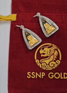 SSNPกรอบพระเงินแท้ 92.5% เลี่ยมพระแก้วมรกตกันน้ำ