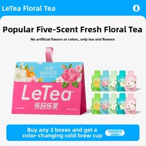 LEPINLECHA | Cold Brew Tea Bags Jasmine Fruit Black Tea Gift