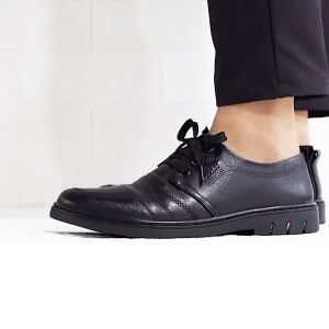 รองเท้าทางการผู้ชาย - สไตล์วินเทจคลาสสิก รองเท้าผูกเชือกกันลื่น สวมใส่สบาย ระบายอากาศได้ดี เหมาะสำหรับธุรกิจ งาน และใช้ในชีวิตประจำวัน