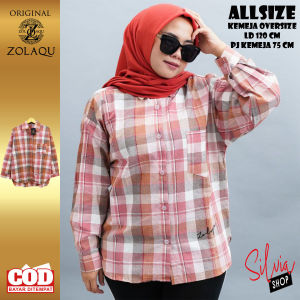 KEMEJA ZOLAQU TERBARU 2024 ATASAN BAJU WANITA KEKINIAN HIJAB STYLE OFFICIAL STORE RESMI ZLQ STYLISH