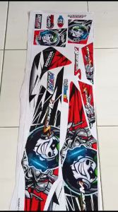Striping SUPRA FIT NEW 2006 - Sticker Striping Variasi List HONDA SUPRA FIT NEW 2006 IP.F-09 Design IP Sticker