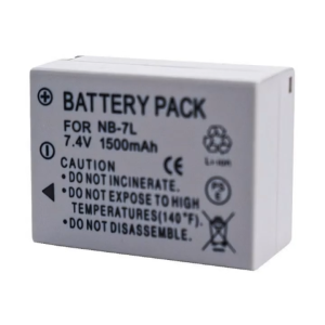 DUNG LƯỢNG 1500mAh] Pin Canon NB-7L Thay Thế Cho Máy Ảnh PowerShot G10 G11 G12 SX30 IS