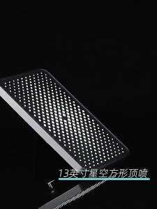 13 inch Large Water Outlet Pressurized Shower Head Water Heater Large Panel Top Spray Home Bathroom Accessories