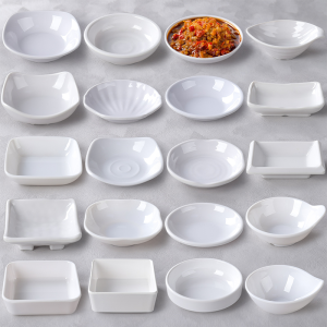 Đĩa Đựng Thức Ăn Nhẹ Sáng Tạo Bằng Nhựa Melamine Màu Trắng Dùng Cho Tiệc Tùng Đĩa Đựng Rau Muống Đĩa Đựng Thức Ăn Nhanh Đĩa Đựng Thức Ăn Nhẹ