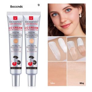 Kem CC Chỉnh Màu 45ml Dưỡng Ẩm Chống Nước Chống Mồ Hôi Lâu Trôi Dùng Làm Kem Nền Trước Khi Trang Điểm Che Khuyết Điểm Cho Nữ