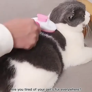 Hair removing comb for cats and dogs